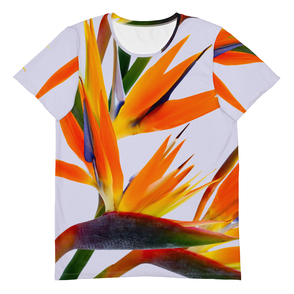 Bird of Paradise All-Over Print Men's Athletic T-shirt